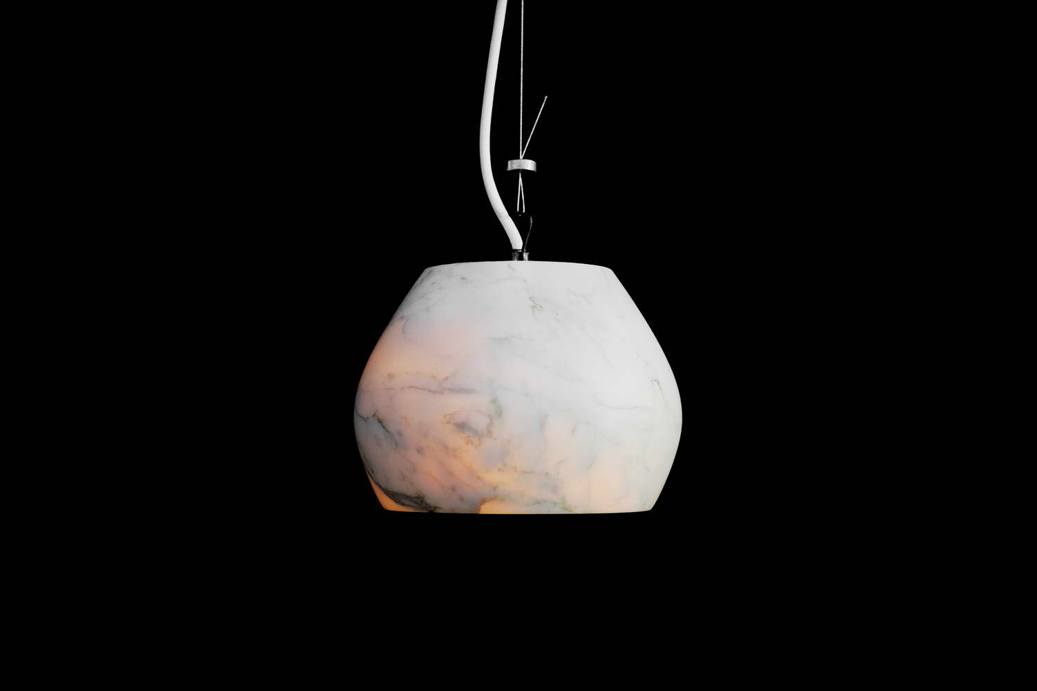 CHARLOTTE - lampada in marmo a sospensione